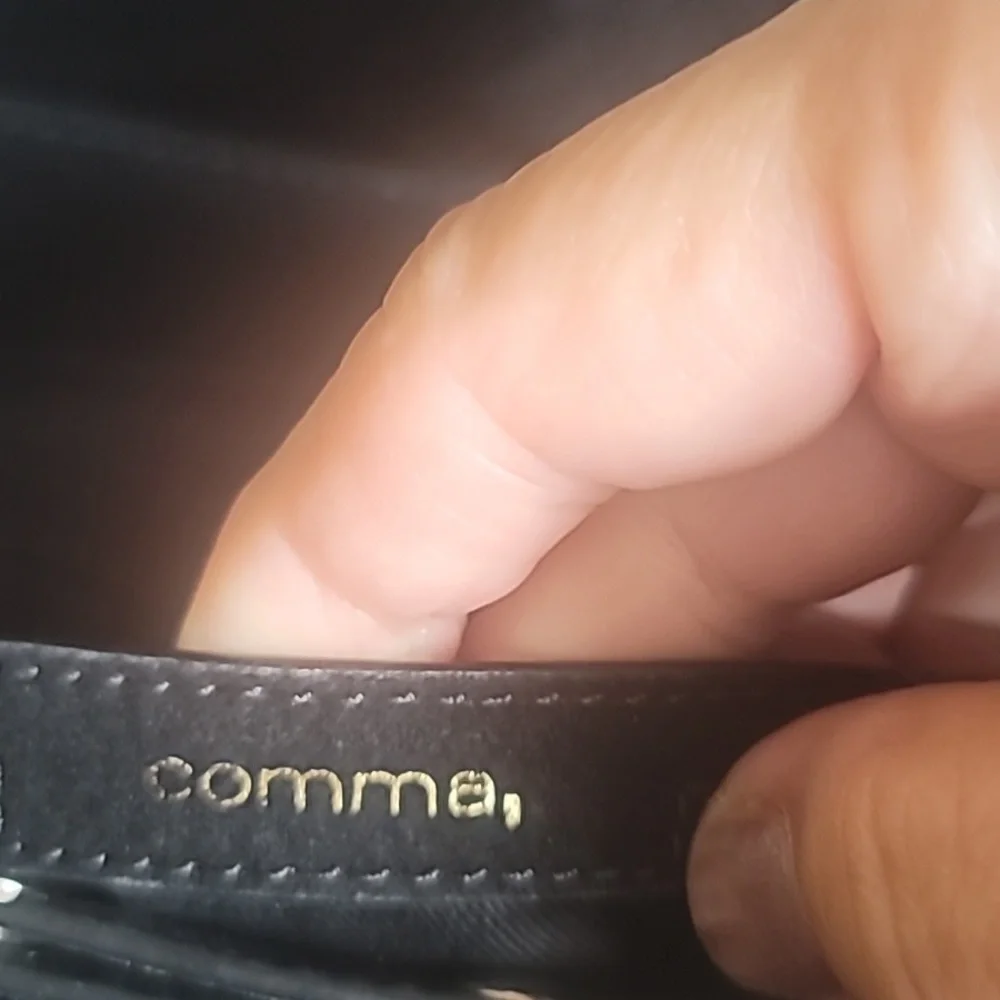 COMMA, - Suede Backpack, Black - Picture 8 of 10